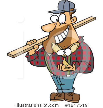 Royalty-Free (RF) Contractor Clipart Illustration by toonaday - Stock Sample #1217519