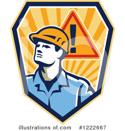 Royalty-Free (RF) Contractor Clipart Illustration by patrimonio - Stock Sample #1222667