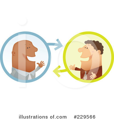 Royalty-Free (RF) Conversation Clipart Illustration by Qiun - Stock Sample #229566