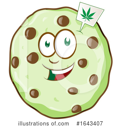 Cannabis Clipart #1643407 by Domenico Condello