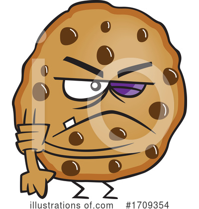 Royalty-Free (RF) Cookie Clipart Illustration by toonaday - Stock Sample #1709354
