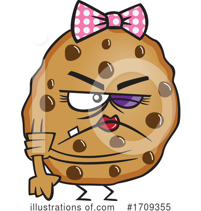 Royalty-Free (RF) Cookie Clipart Illustration by toonaday - Stock Sample #1709355