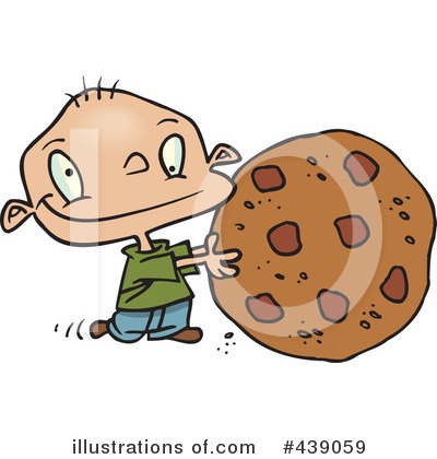Royalty-Free (RF) Cookie Clipart Illustration by toonaday - Stock Sample #439059