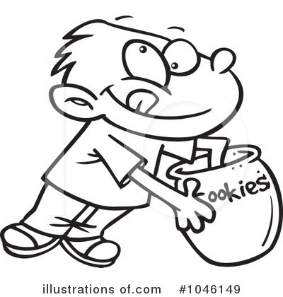 Royalty-Free (RF) Cookie Jar Clipart Illustration by toonaday - Stock Sample #1046149