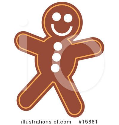 Gingerbread Man Clipart #15881 by Andy Nortnik