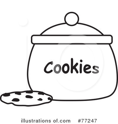 Royalty-Free (RF) Cookies Clipart Illustration by Rosie Piter - Stock Sample #77247