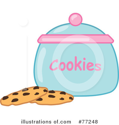 Royalty-Free (RF) Cookies Clipart Illustration by Rosie Piter - Stock Sample #77248