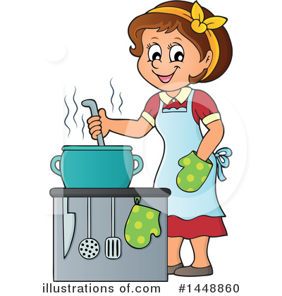 Housewife Clipart #1448860 by visekart