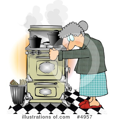 Royalty-Free (RF) Cooking Clipart Illustration by djart - Stock Sample #4957