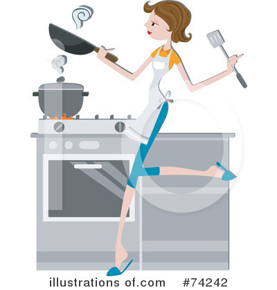 Royalty-Free (RF) Cooking Clipart Illustration by BNP Design Studio - Stock Sample #74242