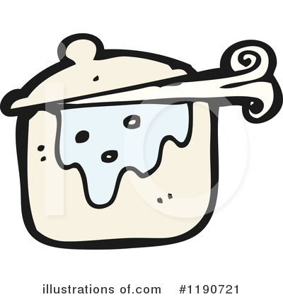 Royalty-Free (RF) Cooking Pot Clipart Illustration by lineartestpilot - Stock Sample #1190721