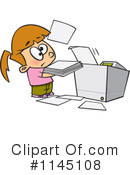 Copier Clipart #1145108 by toonaday
