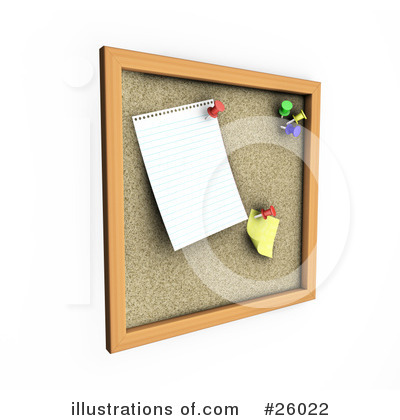 Cork Board Clipart #26022 by KJ Pargeter