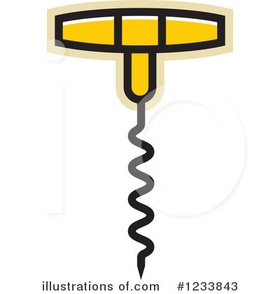 Corkscrew Clipart #1233843 by Lal Perera