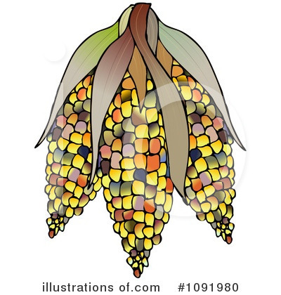 Royalty-Free (RF) Corn Clipart Illustration by djart - Stock Sample #1091980