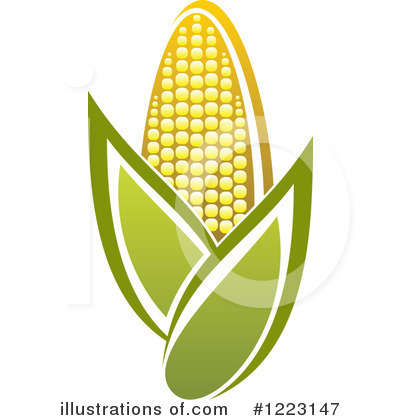 Royalty-Free (RF) Corn Clipart Illustration by Vector Tradition SM - Stock Sample #1223147