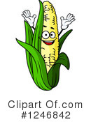 Corn Clipart #1246842 by Vector Tradition SM