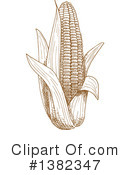 Corn Clipart #1382347 by Vector Tradition SM