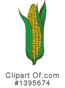 Corn Clipart #1395674 by Vector Tradition SM