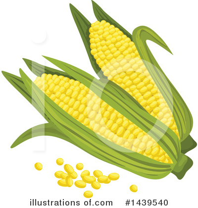 Royalty-Free (RF) Corn Clipart Illustration by Vector Tradition SM - Stock Sample #1439540