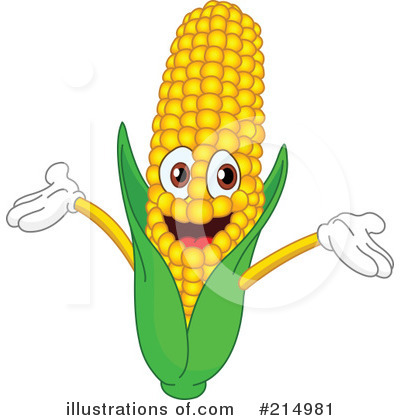 Royalty-Free (RF) Corn Clipart Illustration by yayayoyo - Stock Sample #214981