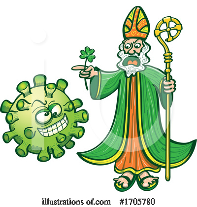 St Patrick Clipart #1705780 by Zooco