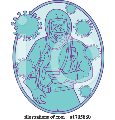 Royalty-Free (RF) Coronavirus Clipart Illustration by patrimonio - Stock Sample #1705880