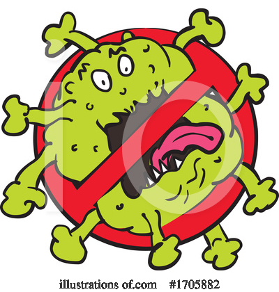 Royalty-Free (RF) Coronavirus Clipart Illustration by patrimonio - Stock Sample #1705882