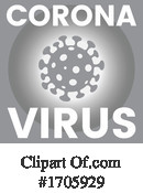 Coronavirus Clipart #1705929 by cidepix