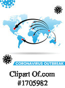 Coronavirus Clipart #1705982 by cidepix