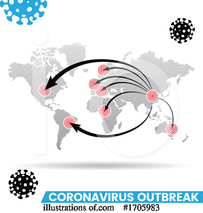 Royalty-Free (RF) Coronavirus Clipart Illustration by cidepix - Stock Sample #1705983