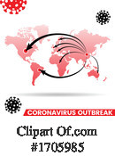 Coronavirus Clipart #1705985 by cidepix