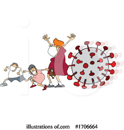 Royalty-Free (RF) Coronavirus Clipart Illustration by djart - Stock Sample #1706664