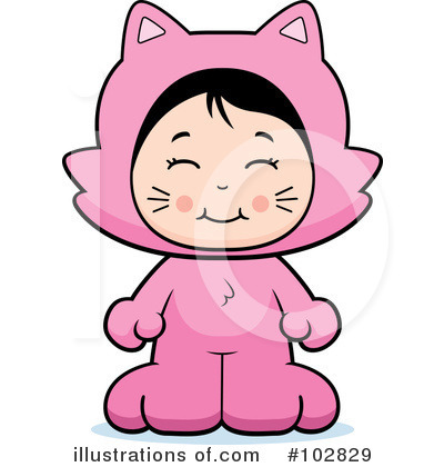 Asian Girl Clipart #102829 by Cory Thoman