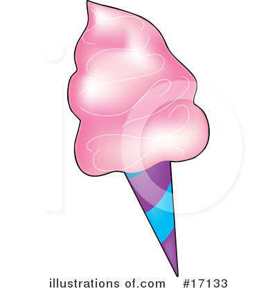 Royalty-Free (RF) Cotton Candy Clipart Illustration by Maria Bell - Stock Sample #17133