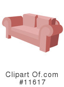 Couch Clipart #11617 by AtStockIllustration