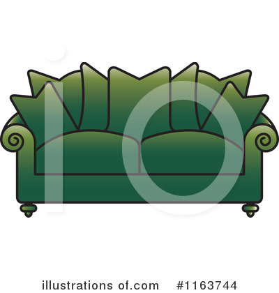 Royalty-Free (RF) Couch Clipart Illustration by Lal Perera - Stock Sample #1163744