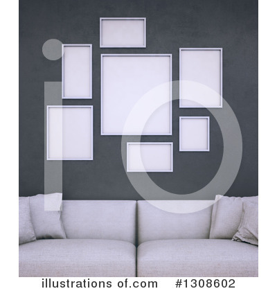 Royalty-Free (RF) Couch Clipart Illustration by Mopic - Stock Sample #1308602