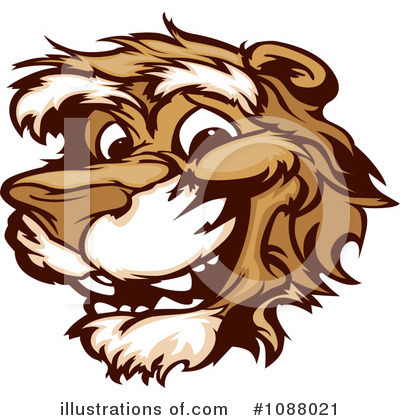 Royalty-Free (RF) Cougar Clipart Illustration by Chromaco - Stock Sample #1088021