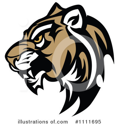 Royalty-Free (RF) Cougar Clipart Illustration by Chromaco - Stock Sample #1111695