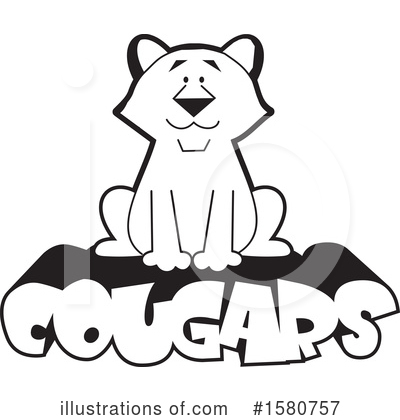 Cougar Clipart #1580757 by Johnny Sajem