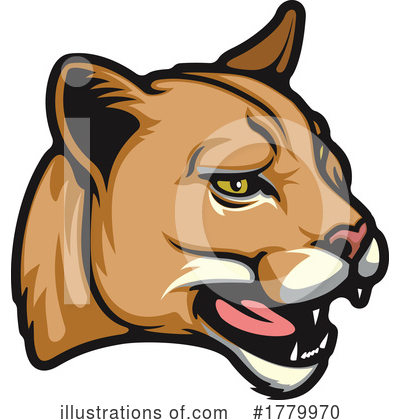 Royalty-Free (RF) Cougar Clipart Illustration by Vector Tradition SM - Stock Sample #1779970
