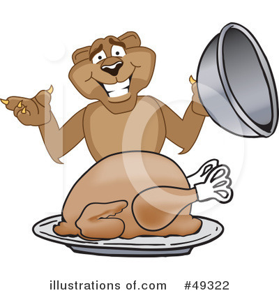 Royalty-Free (RF) Cougar Mascot Clipart Illustration by Mascot Junction - Stock Sample #49322