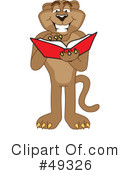 Cougar Mascot Clipart #49326 by Mascot Junction