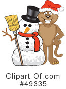 Cougar Mascot Clipart #49335 by Mascot Junction