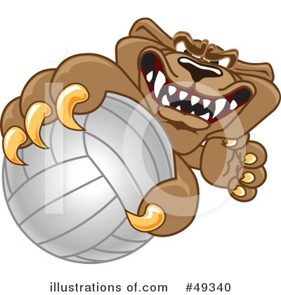 Cougar School Mascot Clipart #49340 by Toons4Biz