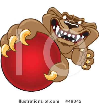 Cougar School Mascot Clipart #49342 by Toons4Biz