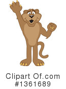 Cougar School Mascot Clipart #1361689 by Mascot Junction