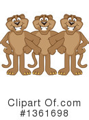 Cougar School Mascot Clipart #1361698 by Mascot Junction