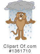 Cougar School Mascot Clipart #1361710 by Mascot Junction